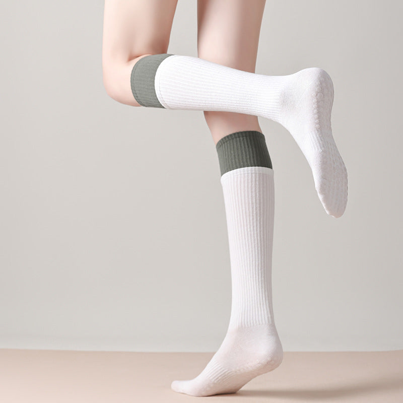 ZoraSocks Colourblock Knee-High Grip Socks