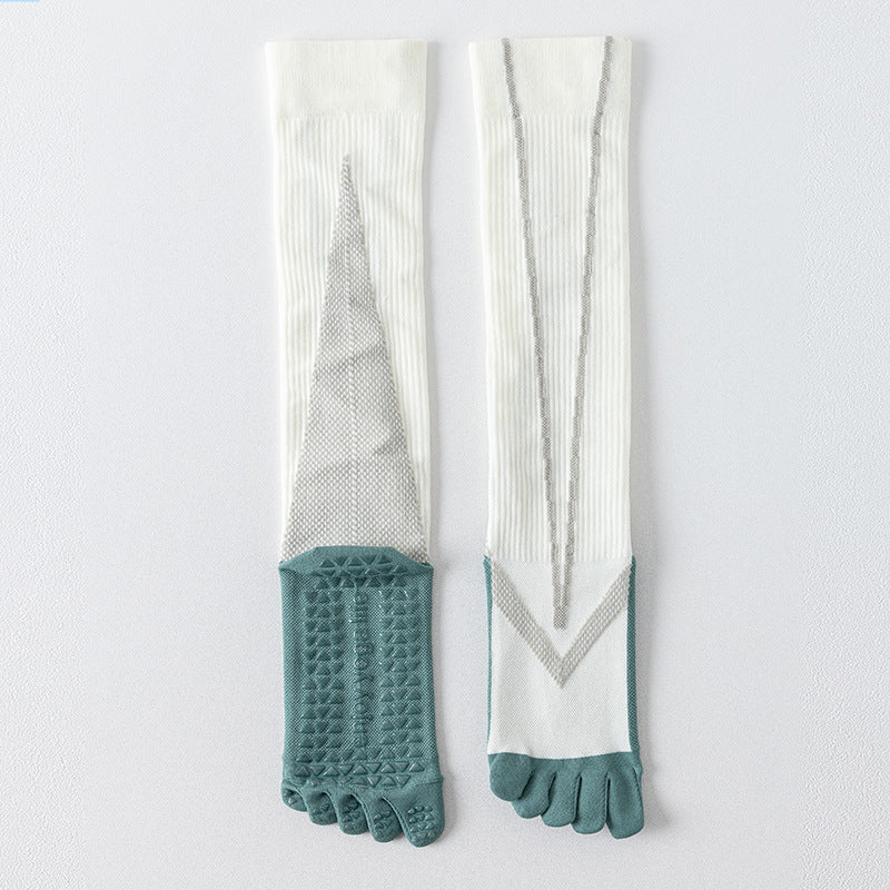 ZoraSocks Support-Fit Knee-High Five-Toe Grip Socks