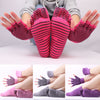 ZoraSocks Striped Five-Toe Grip Socks & Gloves Set