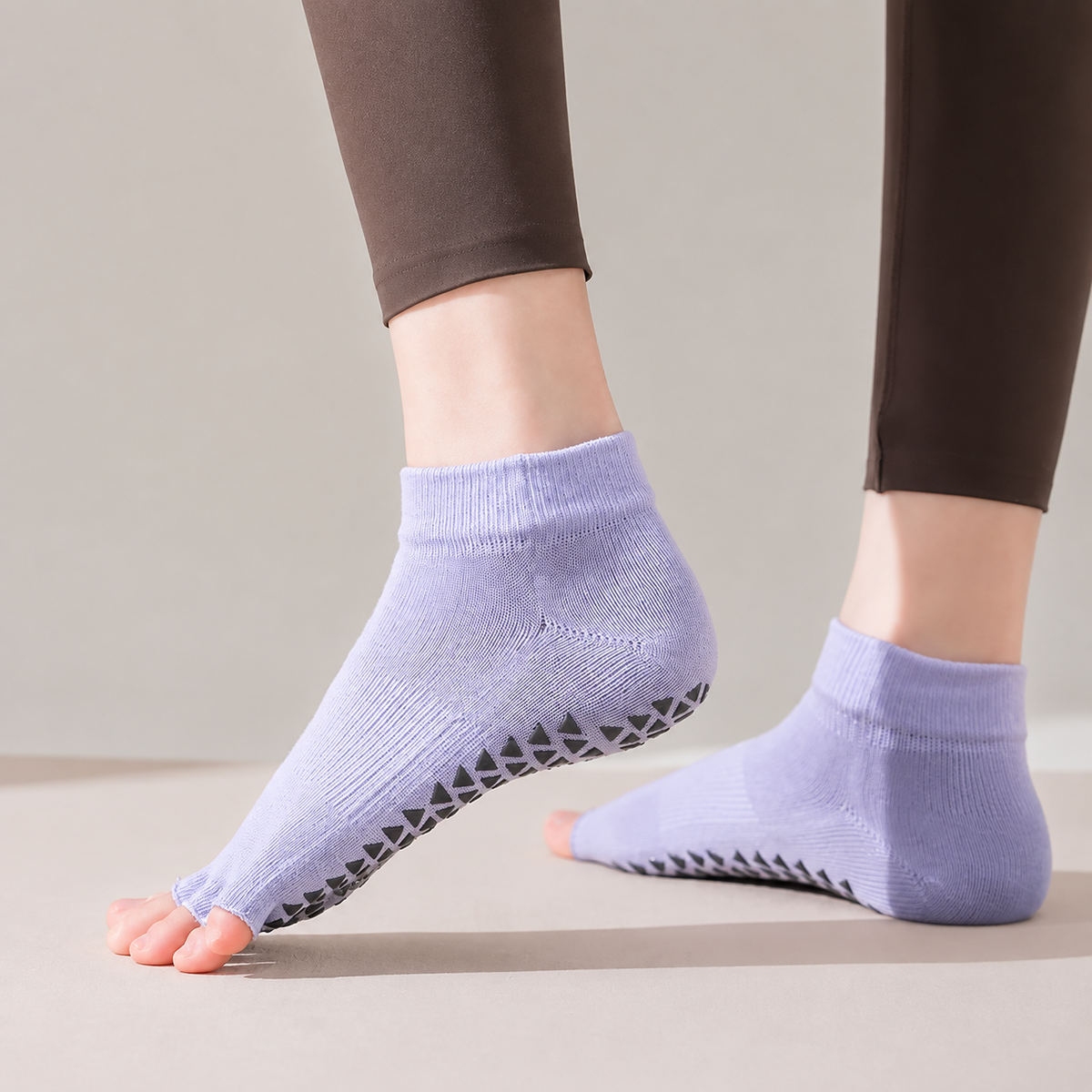 ZoraSocks Air Half-Toe Pilates Grip Socks