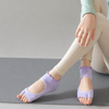 ZoraSocks Ruffle Cuff Pilates Grip Socks – Non-Slip Studio Socks