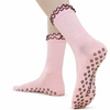 ZoraSocks Scallop Cuff Pilates Grip Socks