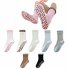 ZoraSocks Scallop Cuff Pilates Grip Socks
