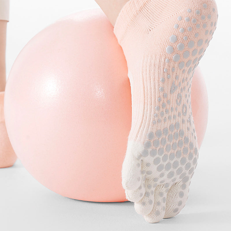 ZoraSocks Soft Gradient Five-Toe Grip Socks