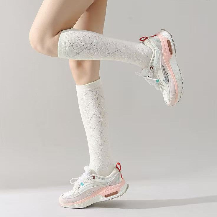 ZoraSocks Knee-High Five-Toe Pilates Grip Socks