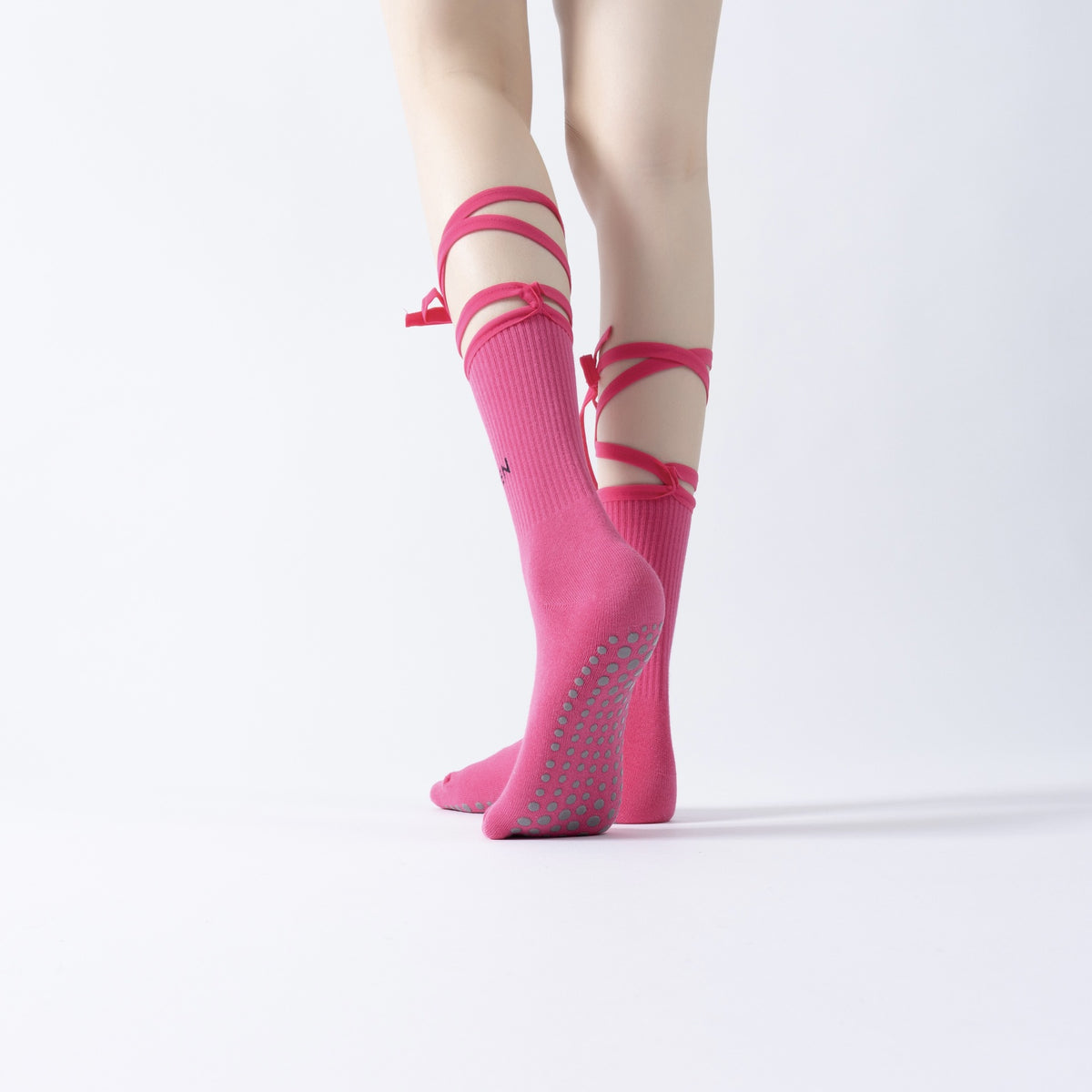 ZoraSocks Wraparound Knee-High Pilates Grip Socks