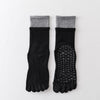 ZoraSocks Mid-Calf Non-Slip Five-Toe Yoga Grip Socks