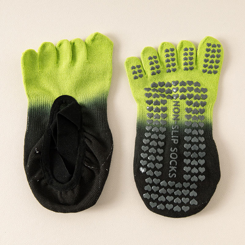 ZoraSocks Air Open-Top Five-Toe Pilates Grip Socks