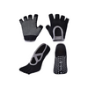 Pilates Grip Gloves & Socks Set – Fingerless Gloves & Non-Slip Socks