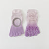 ZoraSocks Gradient Low-Cut Five-Toe Grip Socks