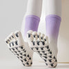 ZoraSocks Gradient Mid-Calf Five-Toe Grip Yoga Socks