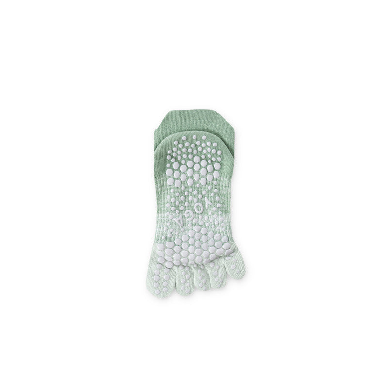 ZoraSocks Soft Gradient Five-Toe Grip Socks