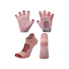 Pilates Grip Gloves & Socks Set – Fingerless Gloves & Non-Slip Socks