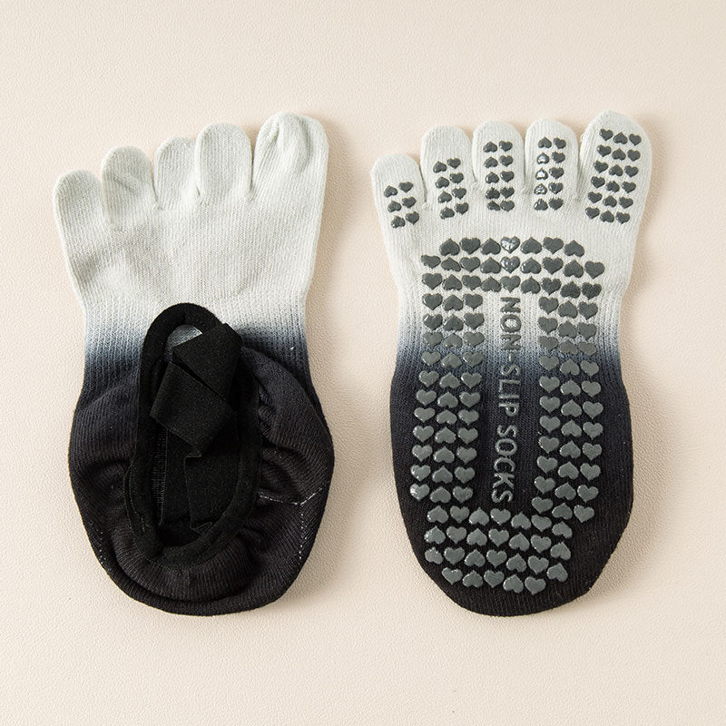 ZoraSocks Air Open-Top Five-Toe Pilates Grip Socks