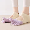 ZoraSocks Half-Toe Open-Top Grip Yoga Socks