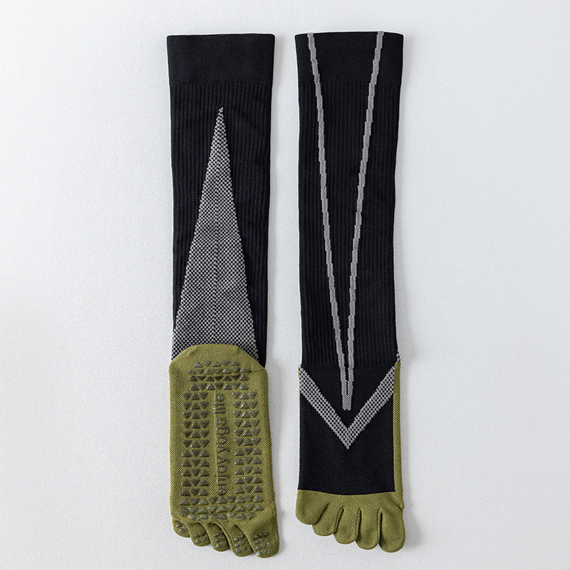 ZoraSocks Support-Fit Knee-High Five-Toe Grip Socks