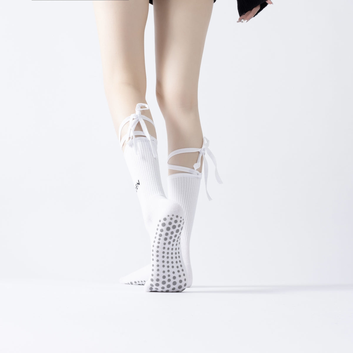 ZoraSocks Wraparound Knee-High Pilates Grip Socks