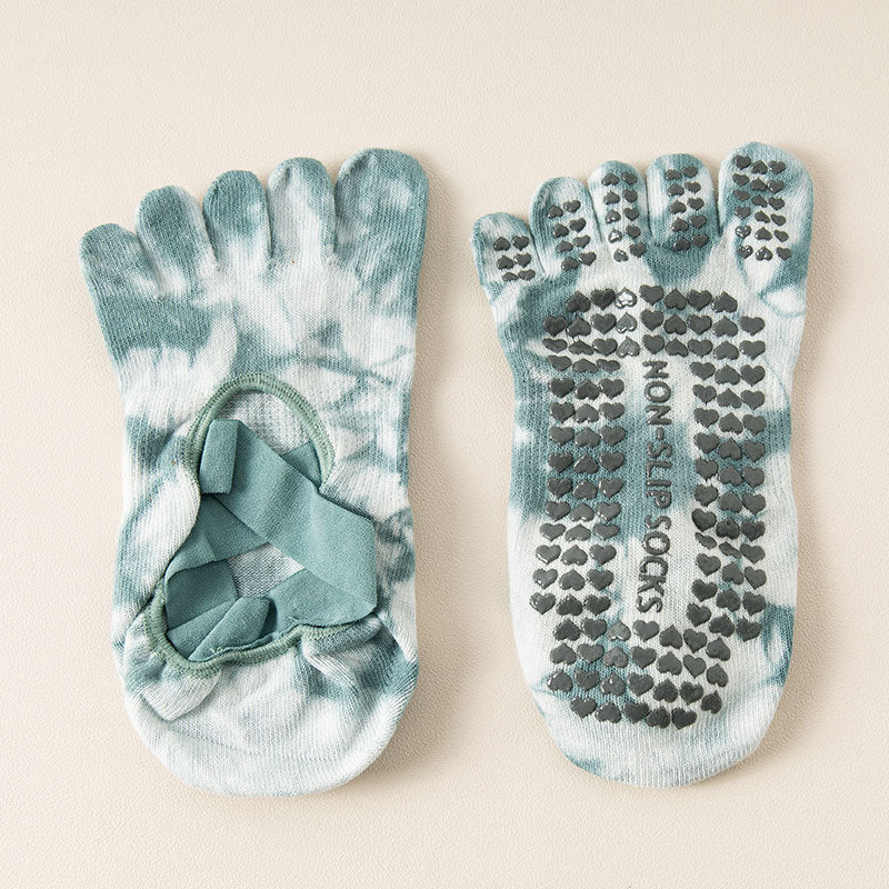 ZoraSocks Tie-Dye Five-Toe Grip Socks