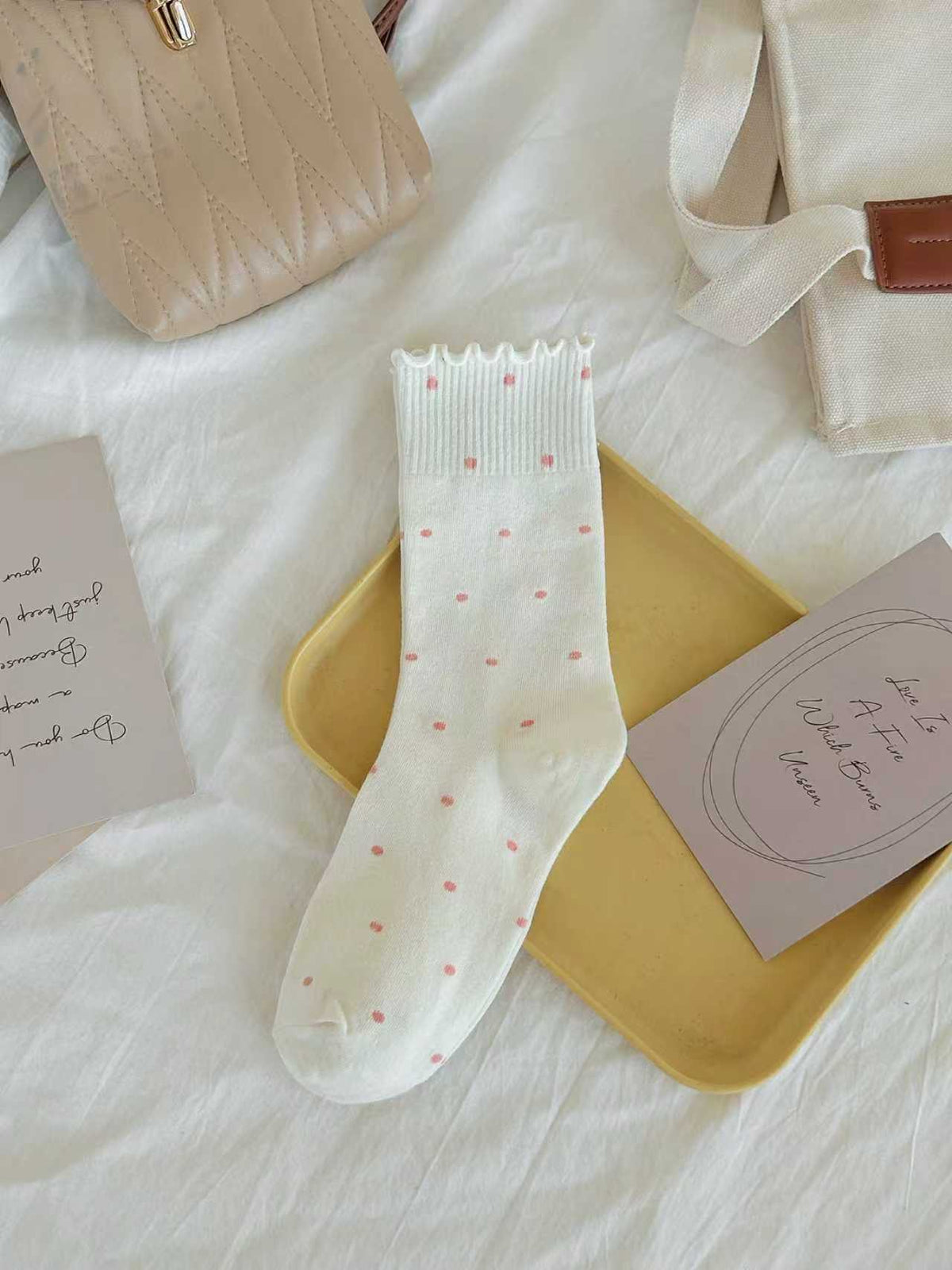 Women's Retro Speckled Slouch Crew Socks