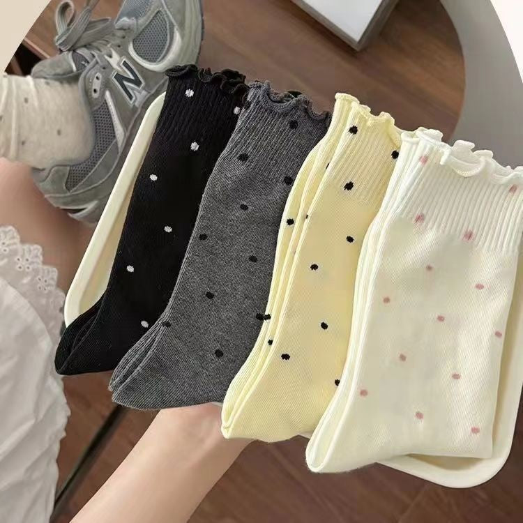 Women's Retro Speckled Slouch Crew Socks