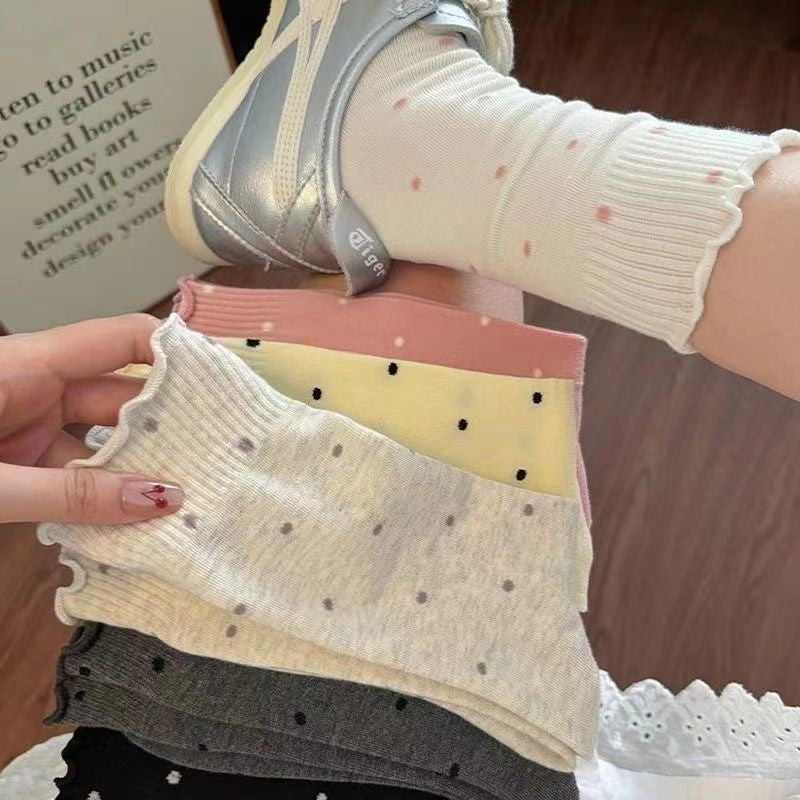 Women's Retro Speckled Slouch Crew Socks