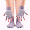 ZoraSocks Classic Five-Toe Grip Socks & Gloves Set