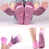 ZoraSocks Striped Five-Toe Grip Socks & Gloves Set
