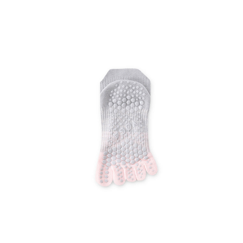 ZoraSocks Soft Gradient Five-Toe Grip Socks