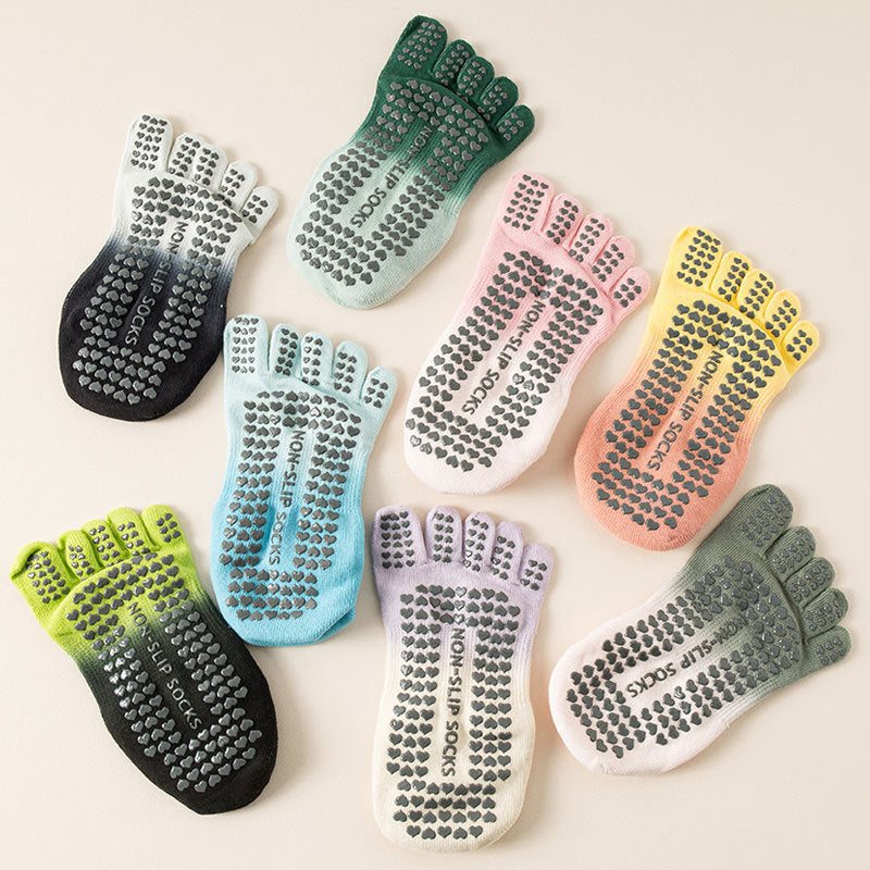 ZoraSocks Air Open-Top Five-Toe Pilates Grip Socks