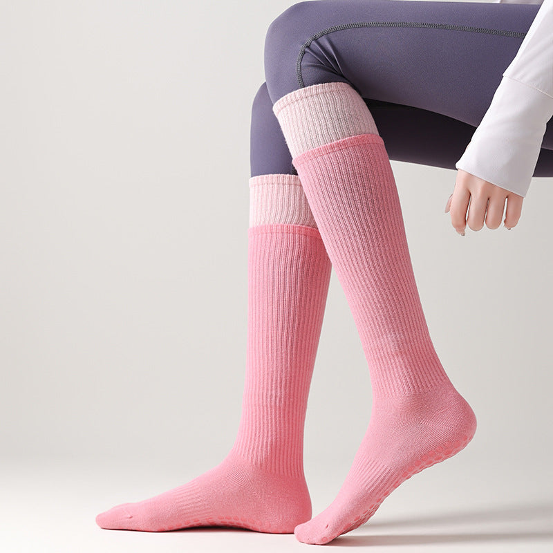 ZoraSocks Colourblock Knee-High Grip Socks