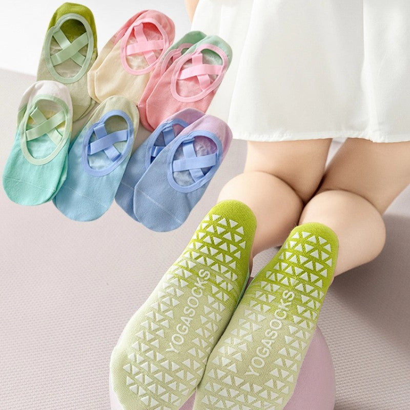 ZoraSocks Gradient Cross-Strap Non-Slip Yoga Socks