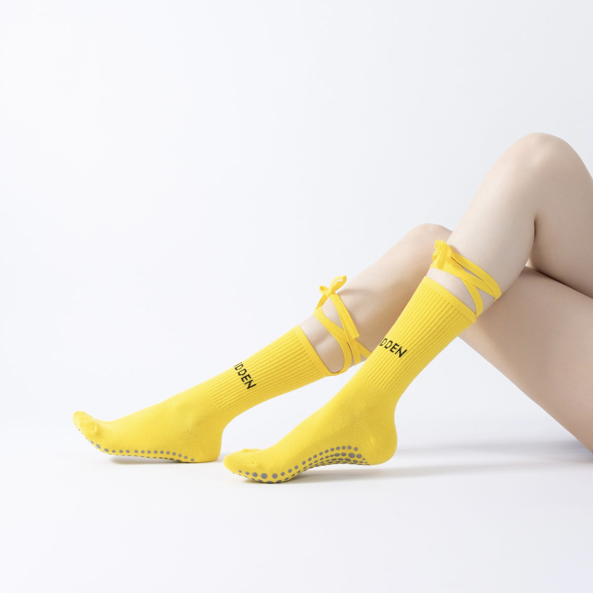 ZoraSocks Wraparound Knee-High Pilates Grip Socks