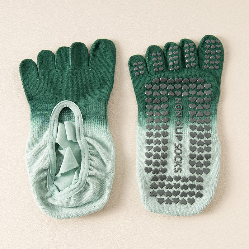 ZoraSocks Air Open-Top Five-Toe Pilates Grip Socks