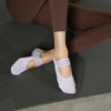 ZoraSocks Cross-Strap Pilates Grip Socks – Non-Slip Studio Socks