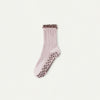 ZoraSocks Scallop Cuff Pilates Grip Socks