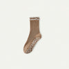 ZoraSocks Scallop Cuff Pilates Grip Socks