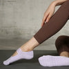 ZoraSocks Cross-Strap Pilates Grip Socks – Non-Slip Studio Socks