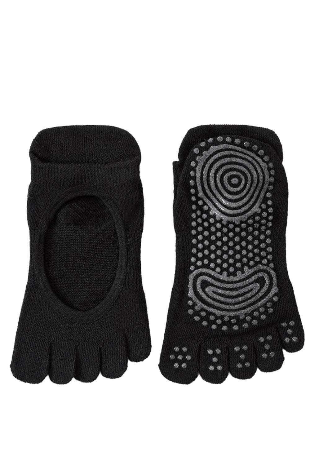 ZoraSocks Cut-Out Five-Toe Pilates Grip Socks