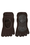 Zora Luna Cut-Out Full Toe Grip Barre Socks