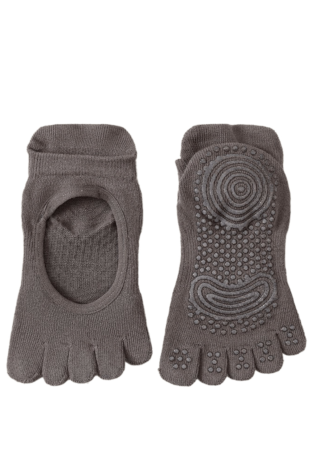 ZoraSocks Cut-Out Five-Toe Pilates Grip Socks