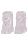 Zora Luna Cut-Out Full Toe Grip Barre Socks