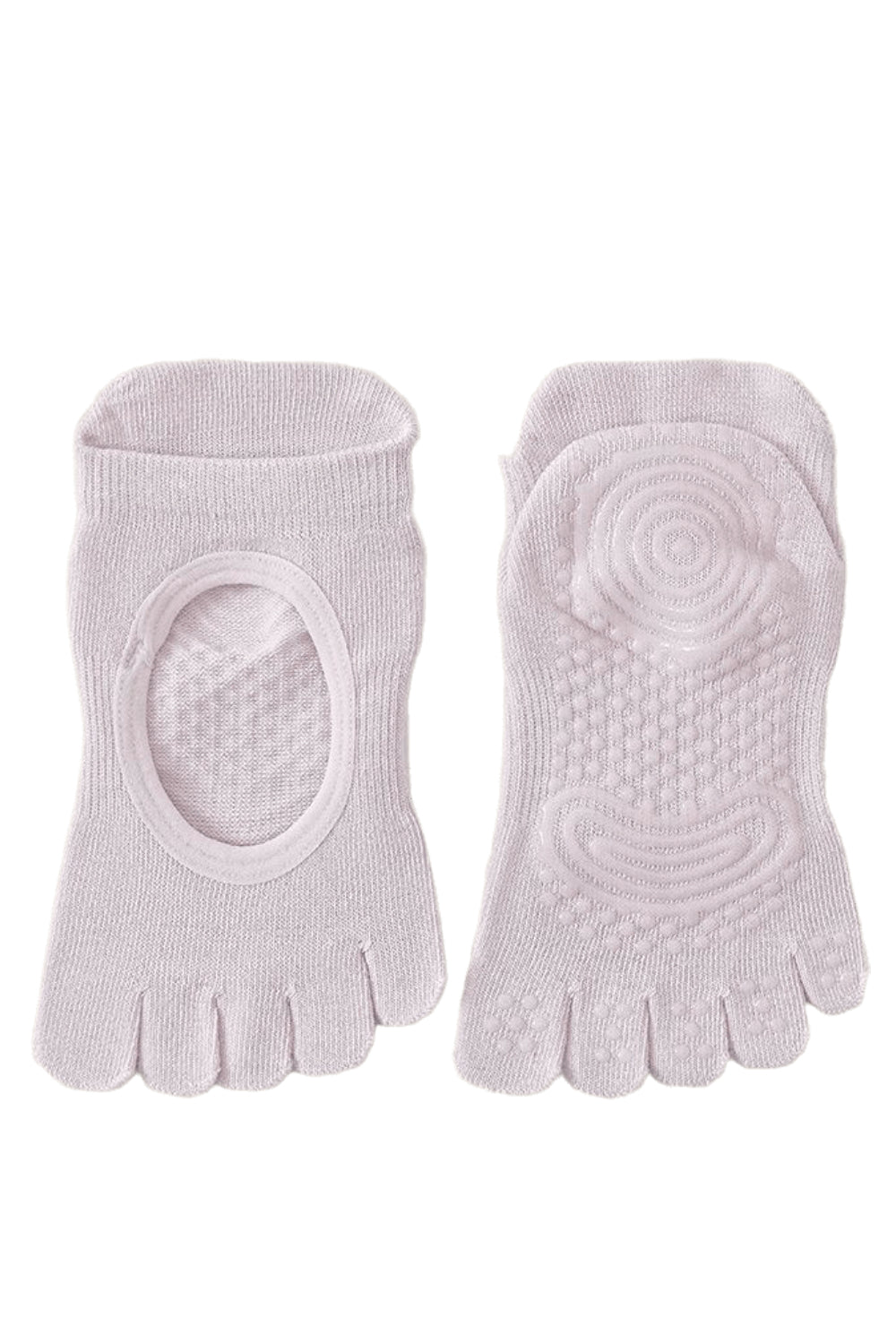 ZoraSocks Cut-Out Five-Toe Pilates Grip Socks