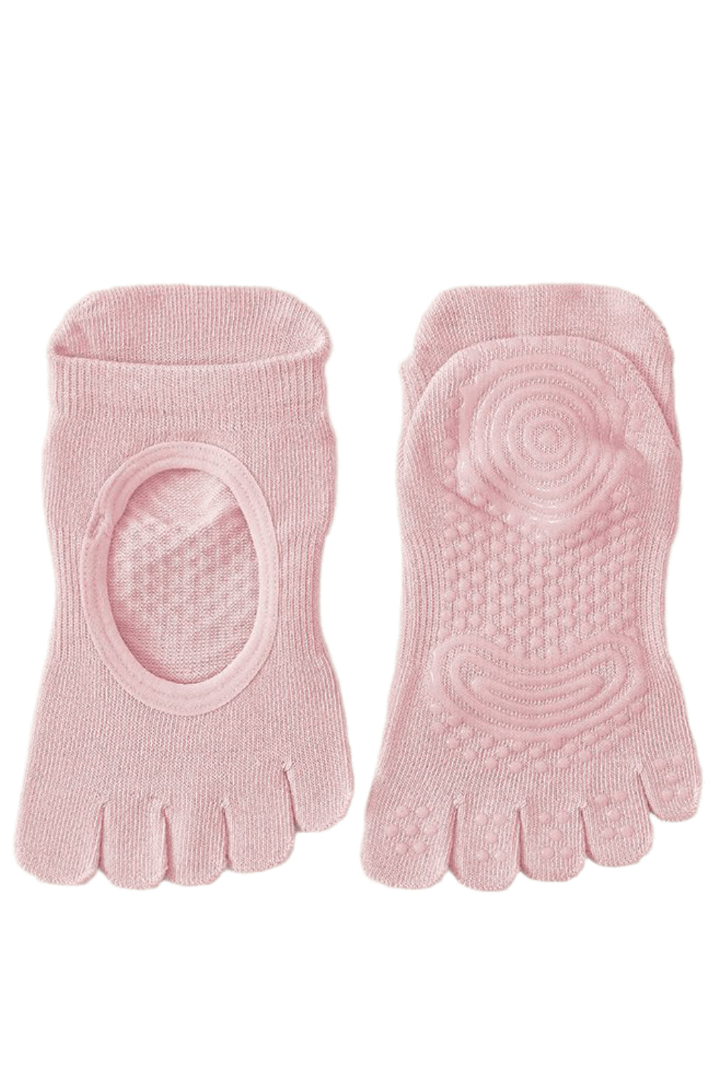 ZoraSocks Cut-Out Five-Toe Pilates Grip Socks