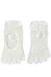 Zora Luna Cut-Out Full Toe Grip Barre Socks