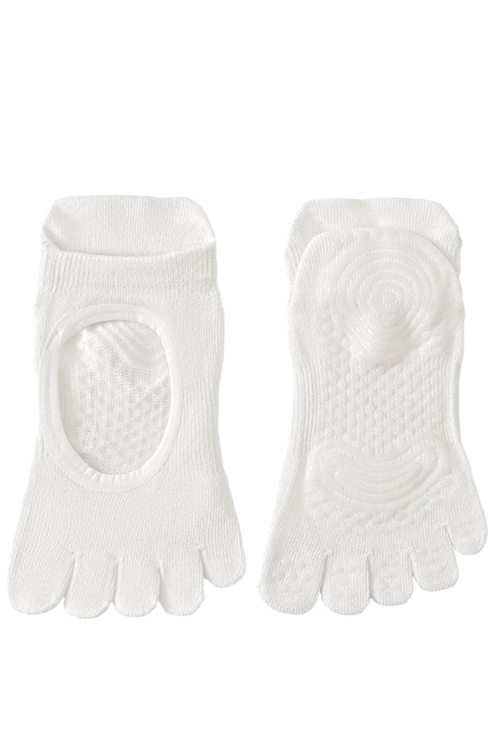 ZoraSocks Cut-Out Five-Toe Pilates Grip Socks