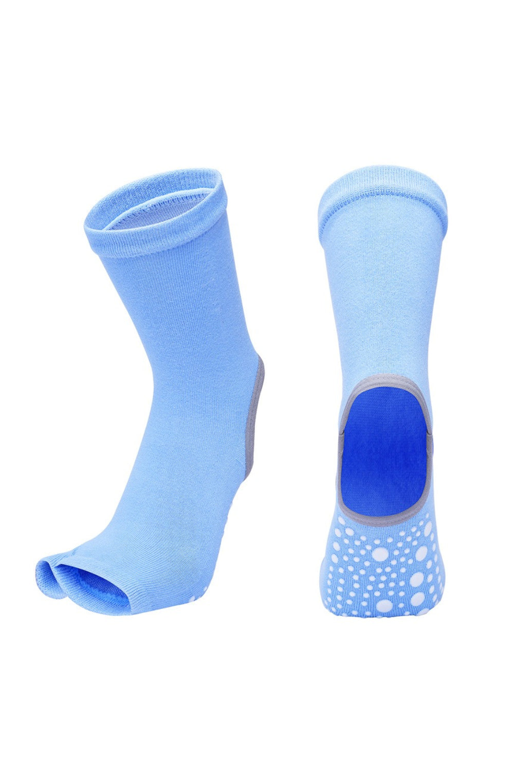 ZoraSocks Air Crew Half-Toe Pilates Grip Socks