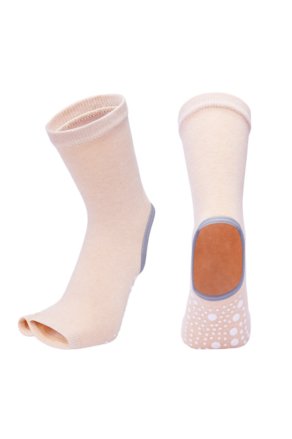 ZoraSocks Air Crew Half-Toe Pilates Grip Socks