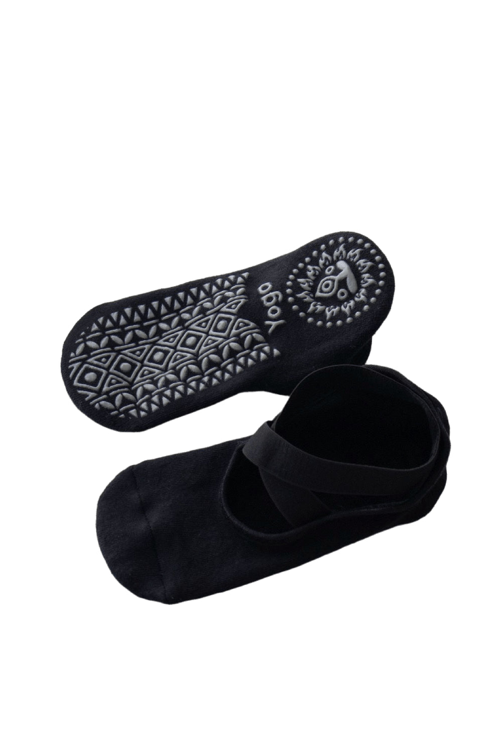 ZoraSocks Luna Cross-Strap Pilates Grip Socks